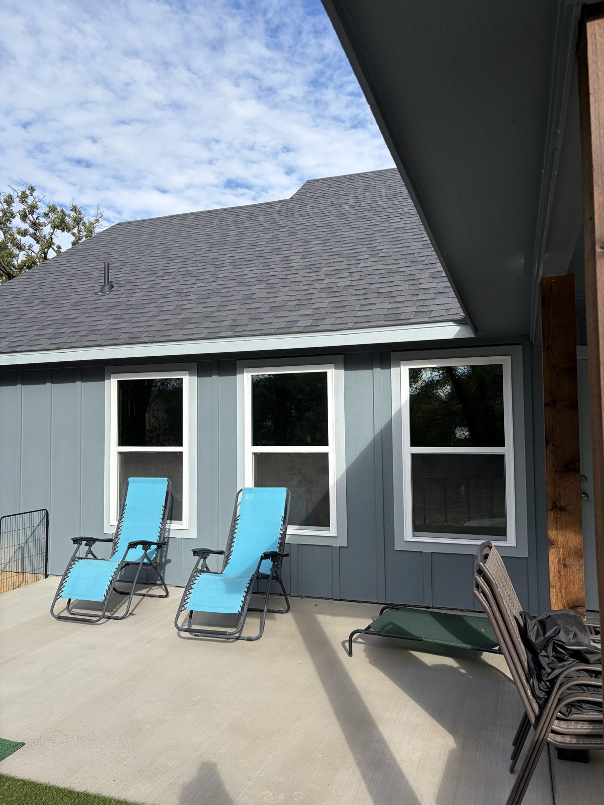 Home with tinted windows